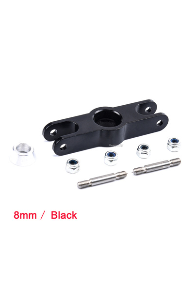 Choice مشبك مروحة قابل للطي أسود مقاس 8 مم، قطعة واحدة، محول مروحة 5 مم/6 مم/...