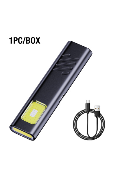 Choice black WHITE Magnetic dual light source work light, strong light mini portable outdoor maintenance em