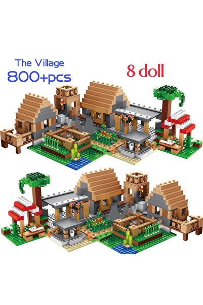 Choice لعبة بناء إبداعية بدون صندوق، تتضمن مكعبات بناء منزل ريفي متوافق مع مج...