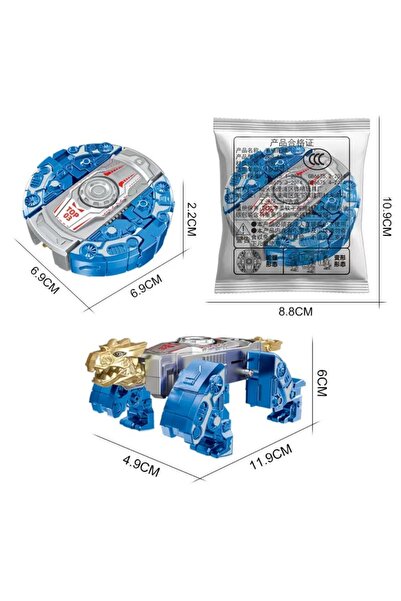 Choice Blue New 360 Rotating Ball Deformation Robot Fingertip Gyro Decompress...
