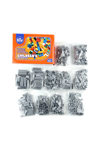 Choice 730PCS Light gray 730PCS Small Particle Building Blocks Mixed light gr...