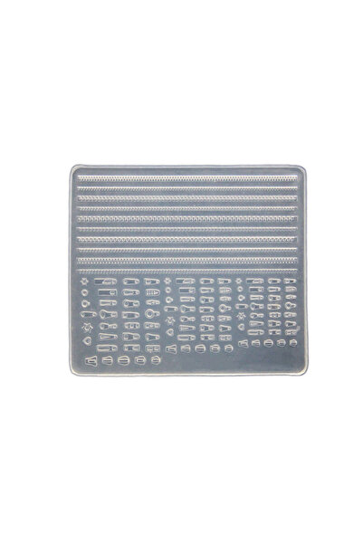 Choice قالب سيليكون مصنوع يدويًا بأشكال متنوعة، مصنوع من الطين الناعم، بنمط سلسلة سحاب مصغرة شفافة.