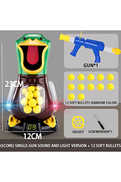 Choice ألعاب بطة تعمل بالهواء مع صوت وضوء، ألعاب إطلاق رصاص ناعم، كرات إسفنجية، ألعاب إلكترونية