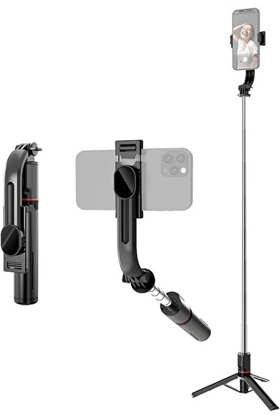 Arabest عصا سيلفي متعددة الوظائف مصنوعة من الفولاذ المقاوم للصدأ، مزودة بجهاز تحكم عن بعد بتقنية البلوتوث، مثالية لتصوير السفر