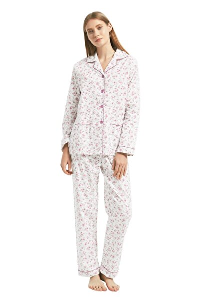 Global Set Pijamale Dama Global, Finet Bumbac100%,Maneca lunga ,Pantalon lung...