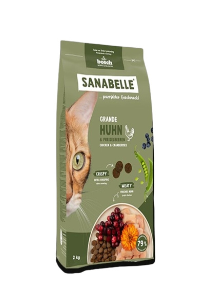 Sanabelle Tahılsız Kümes Hayvanlı Kedi Maması 8 Kg