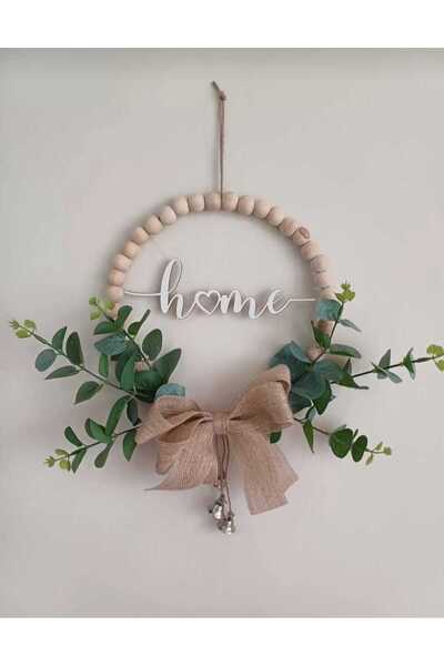 shop Ahşap Boncuk Detaylı Kapı Süsü Duvar Dekoru Hediyelik