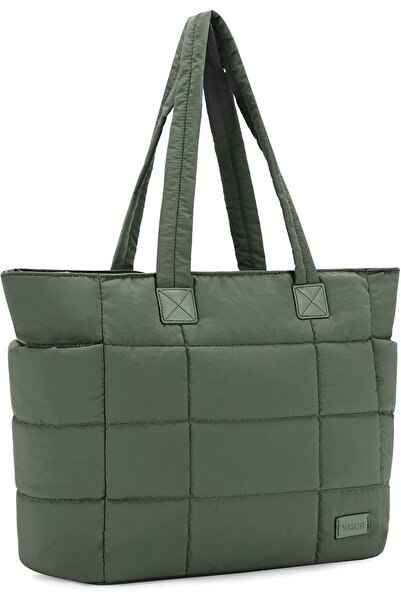 VASCHY Lightweight Quilted Puffer Tote Bag for Women