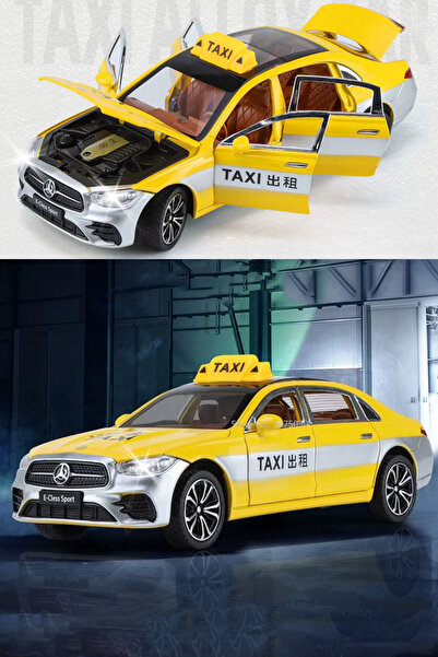 TUENGİ STORE 1:24 Ölçek Tüm Kapılar Açılır Işıklı Sesli Metal Mercedes E300L ...