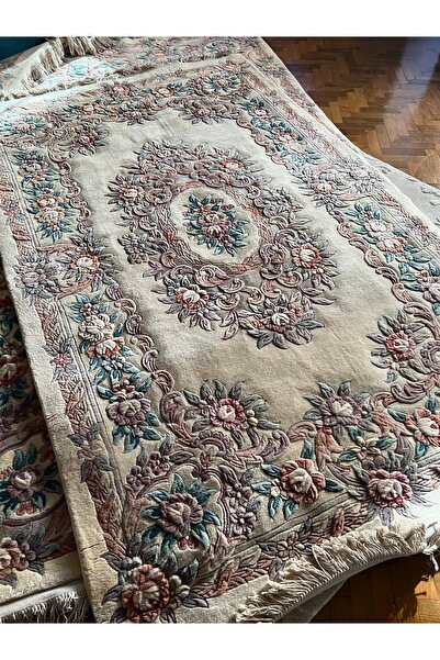 RD RAMAZAN DAĞ EL HALI SANATI El Dokuma Kabartmalı Çin Halısı Birinci Sınıf K...