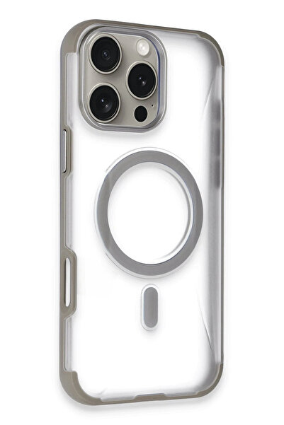 Joko غطاء هيلتون ماجسيف لهاتف آيفون 14 برو ماكس من إتش إن-شوب - رمادي تيتاني