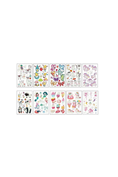 MaffStuff Set of 2 Glow-in-the-dark Tattoos Stickers – 10 Sheets