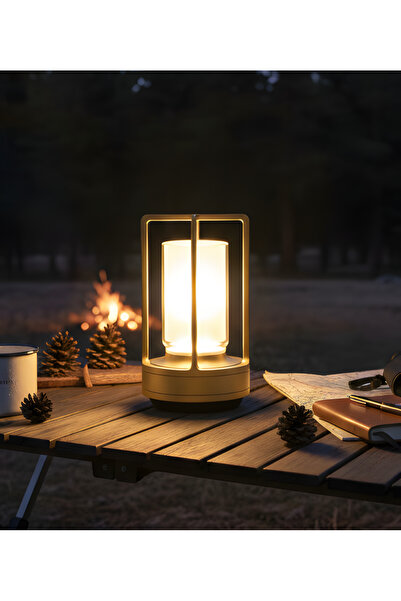 Kendal KML116 – 3 FONKSİYONLU ŞARJLI MASA LAMBASI / CCT - SARI