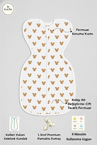 Le Touche Bebek Kundak Yenidoğan Kendi Kendini Yatıştıran Kundak Erkek Kız Be...