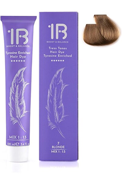 1B كريم صبغة الشعر رقم 7 أشقر - صبغة شعر طبيعية دائمة