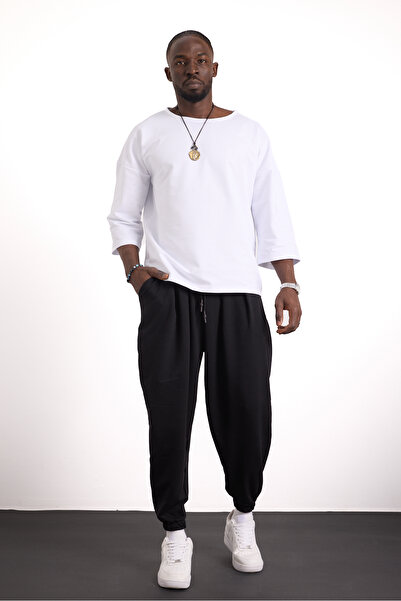 Superbluemexico Unisex Νέας Γενιάς Πρωτότυπο Σχέδιο Αθλητικό Φαρδύ Παντελόνι Street Style