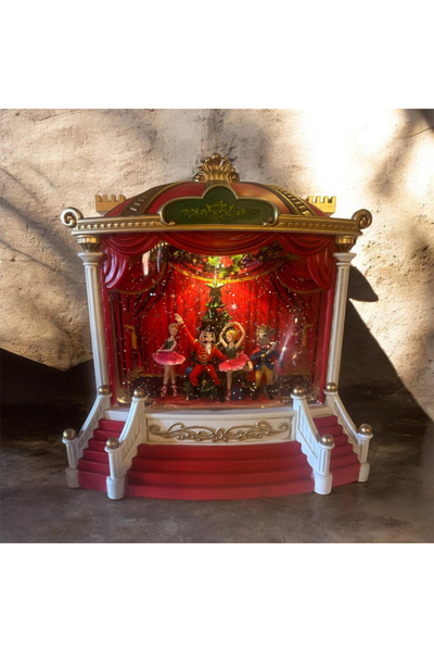 NO BRAND Cutie muzicală de Crăciun cu spărgătorul de nuci iluminat