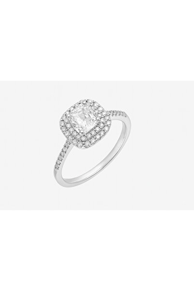 House of Crystals Inel Placat cu Argint cu Cristale Zirconia Daiana