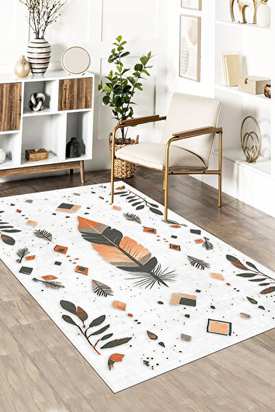 Halise Home Yıkanabilir Kaymaz Taban Dijital Baskılı Mutfak Halısı ,Yolluk