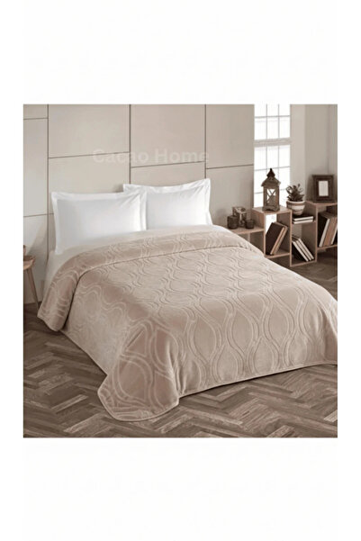 Kristal بطانية فردية 160x220 سم - كابتشينو