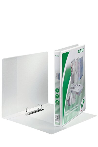 Leitz Panorama mechanical notebook, PP/PP, recycled, FSC certified, A4 MAXI, 2DR, 20 mm ring, white,