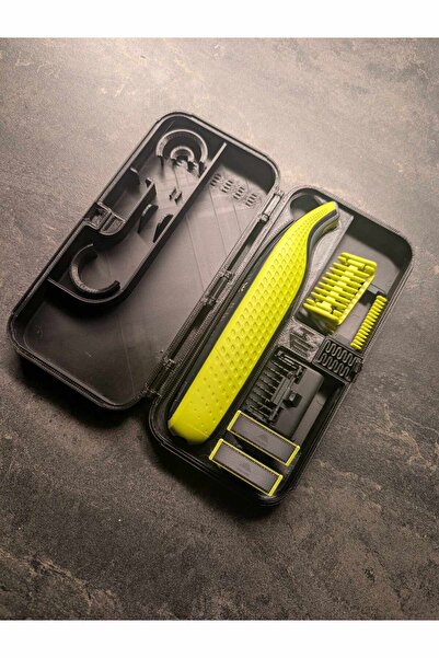 OEM Carcasa Premium compatibila cu Philips OneBlade, Negru, rezistenta la socuri