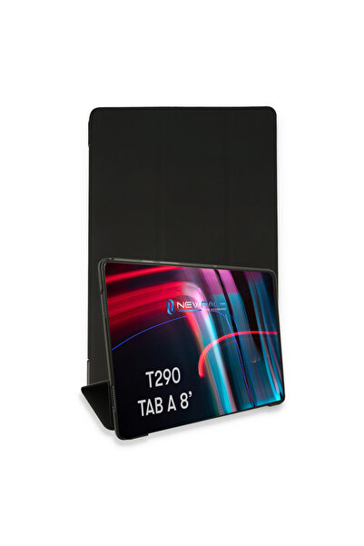 NewFace حافظة ذكية للكمبيوتر اللوحي Samsung Galaxy T290 Tab A 8 - أسود