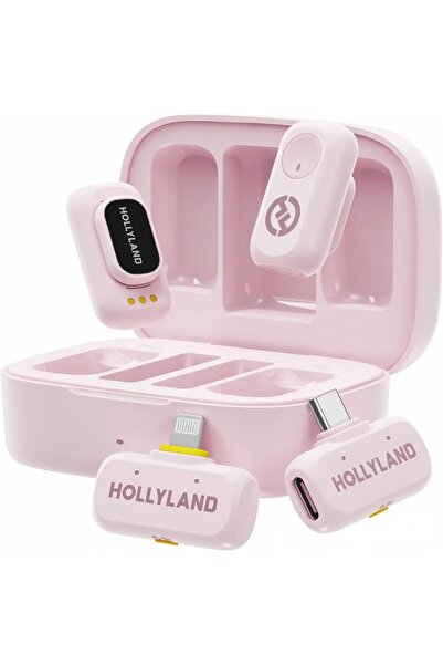 HollyLand LARK A1 Wireless Microphone (Combo Pink)