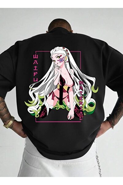 Afri Μαύρο μπλουζάκι Premium Quality Daki με τύπωμα Unisex oversized - 100% β...