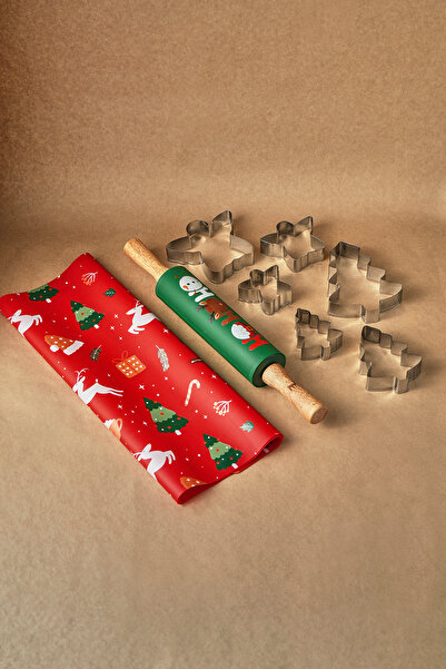 Karaca New Year Yılbaşı 8 Parça Kurabiye Seti