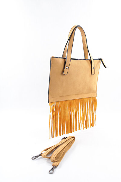 Trend Land Mustard bag with fringes