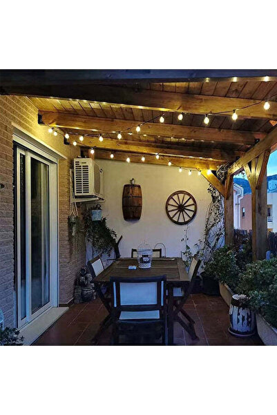 Sanlux Ghirlanda solara cu 10 becuri, + multicolor, 10 metri, IP65, telecomanda