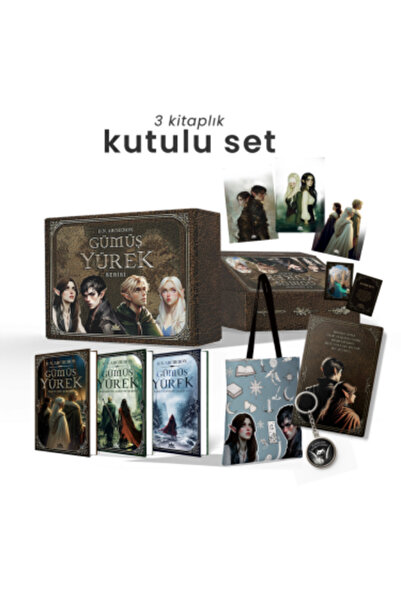 Ephesus Yayınları SET-GÜMÜŞ YÜREK SERİSİ (3 KİTAP)-CİLTLİ