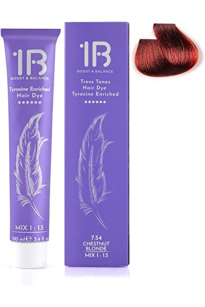 1B كريم صبغة الشعر رقم 7.54 أشقر كستنائي