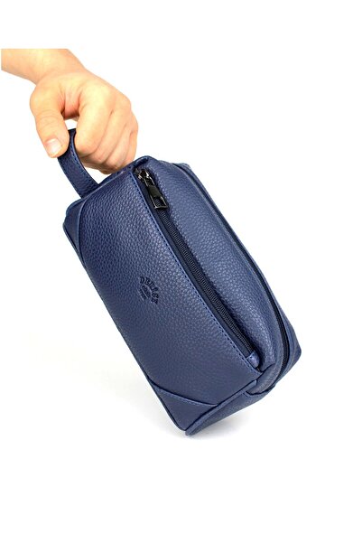 deri,se club Men's Navy Blue Handbag, Cosmetic Shaving Bag, Travel, Portfolio, Men's Handbag