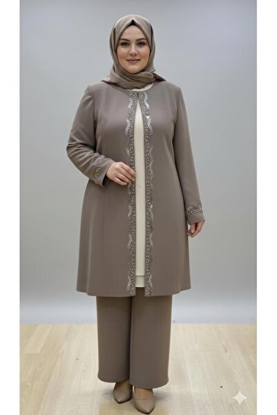 özkösekids Özköse Tesettür lacrıma 3 lü kadın abiye takım