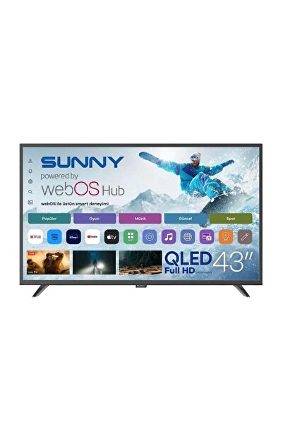 Sunny 43'' SN43FPRL-W02S FHD PERLA webOS 2.0S SİYAH