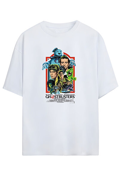 SVART WEAR Ghostbusters Ghostbusters Designed Unisex 100% Cotton Oversized T-Shirt