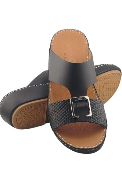 Alnahham A E T Handmade Arabic Sandals For Men | Outdoor Mens Slippers | Full...
