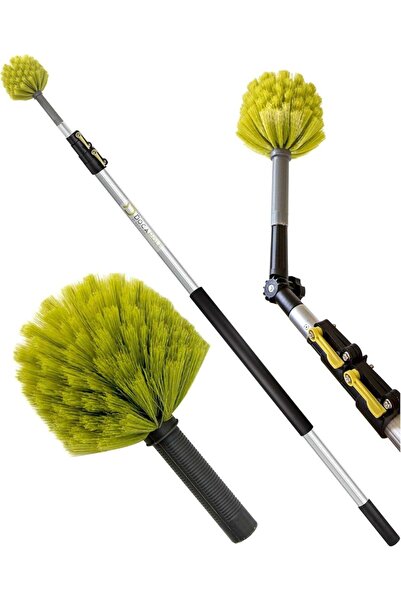 OEM DocaPole telescopic handle set with handle, plastic/aluminum, yellow/black/silver, 3.6 m