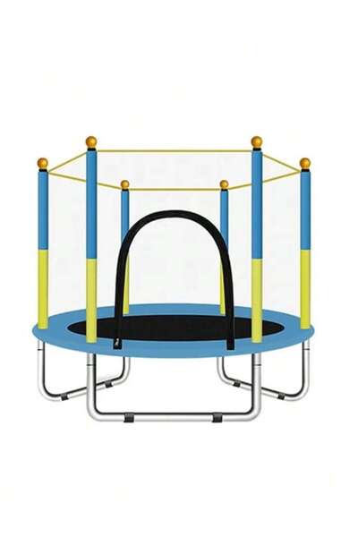 VOGMAX Bouncer and trampoline equipped with a safety net for children for out...