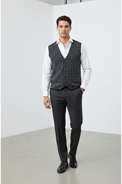 BALCI erkek düğmeli kolsuz hırka saten