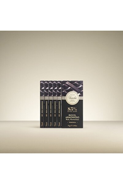 Venchi Set de 6 Tablete 85% Extra Dark