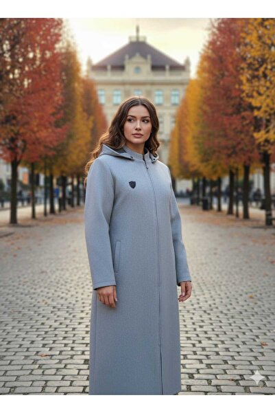 Hakko Tak Çıkar Şapkalı Kaşe Manto