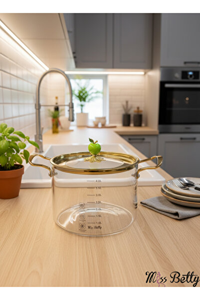 Miss Betty Mon Amour Glass Pot 4.5 Lt