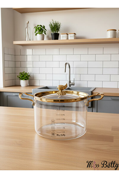 Miss Betty Bellisima Glass Pot 4.5 Lt