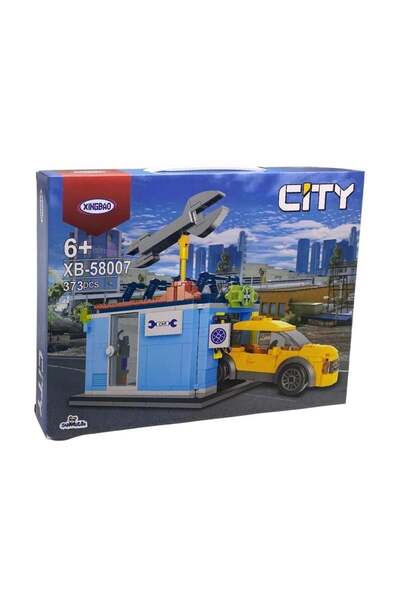 samatlı Oyuncak Araç Tamircisi Yapım Seti 373 Parça XB-58007