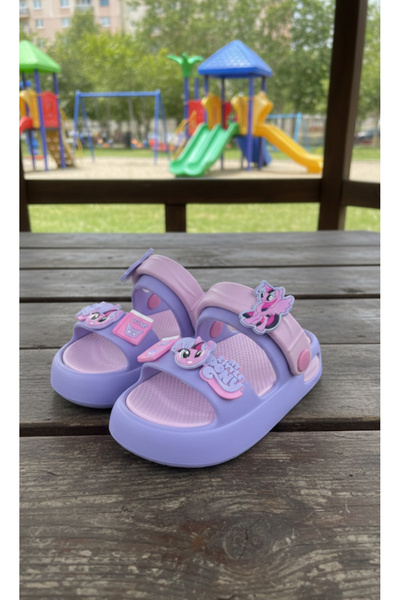 Hızlı Al Girls' Slippers & Sandals. Soft Sole Sea & Pool & Daily Girls' Sanda...