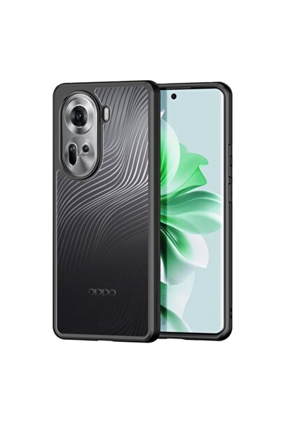 Evia Compatible Case for Oppo Reno11, Textured Grip, N956, Plastic, Pitch Black