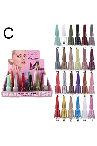 colier مناكير 24 لون من كولير